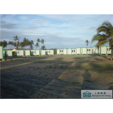 Casa pré-fabricada Edifício Modular Camp House Bom isolamento Prefab Low Cost (shs-fp-camping004)